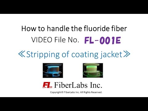 Stripping of coating jacket,  FiberLabs Inc.