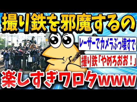 【2ch面白いスレ】撮り鉄「やめろおおお！」スレ民「イッチ有能すぎww」→結果www【ゆっくり解説】