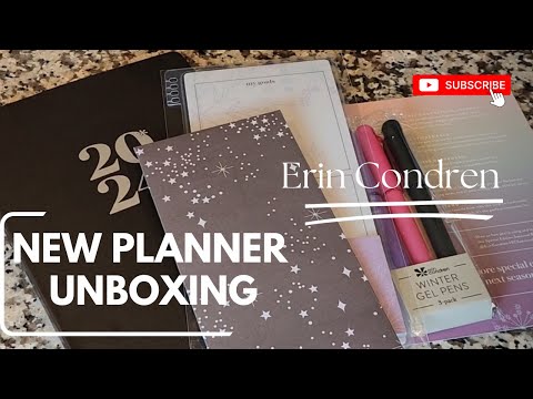 NEW Erin Condren Goal Setting Bundle Unboxing| Planner Review