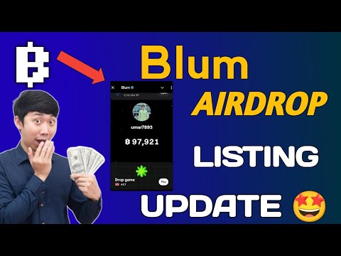 Blum listing date || Blum Airdrop withdrawal || Blum airdrop telegram