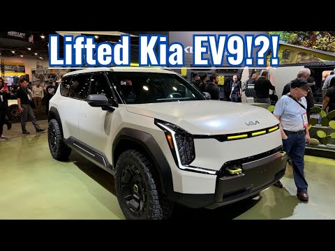 Lifted & Cool: Kia EV9 Advntr Concept from 2024 SEMA!