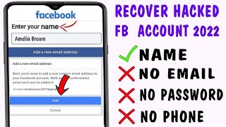 How To Recover Hacked Facebook Account 2022 | Facebook Account Recover Kaise Kare