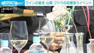 ブドウの収穫に感謝のイベント　日本を代表するワイン産地 山梨・甲斐市(2024年11月10日)