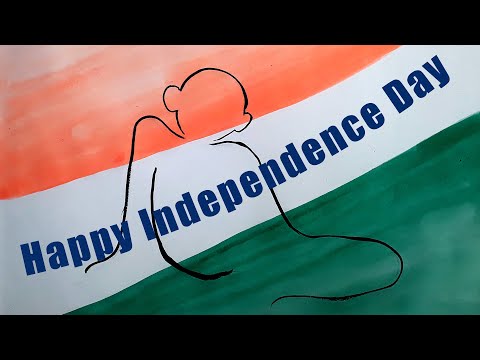 Happy Independence Day | Royalty Free Janaganamana Song |Simple and easy drawing | Creative Paradise