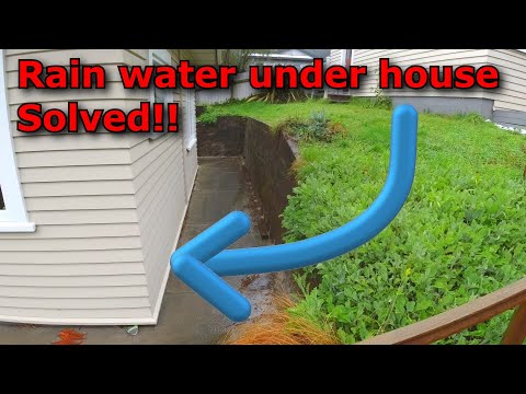 Drainage problem - Water Spring under house after heavy rain