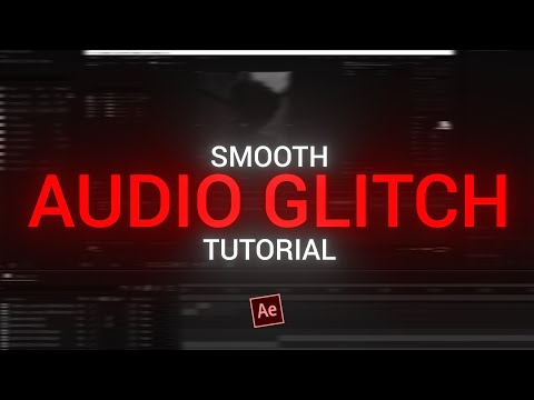 smooth AUDIO GLITCH - after effects tutorial