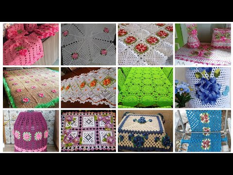 Ideas elegantes y hermosas de patrones de crochet hechos a mano para decoraciones del hogar