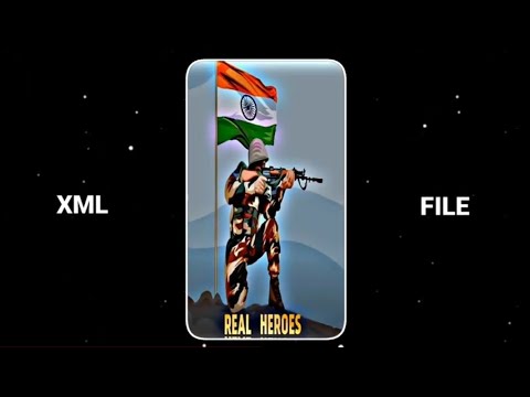 India Army Alightmotion Xml 📁| HappyIndependence Day 🇮🇳Xml | New Trending Xml🔥 |XML Fil |#indianarmy