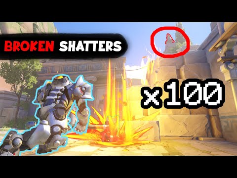 100 BROKEN SHATTER SPOTS