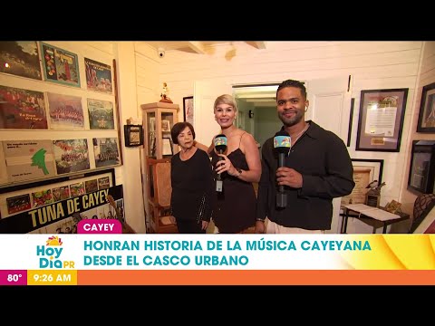 Ivonne y Jasond visitan la Casita de la Música en Cayey