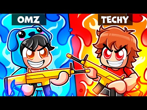 Omz vs Techy In Roblox Rivals!