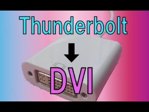 Macからディスプレイに出力しよう！激安490円のThunderbolt→DVI変換コネクタ