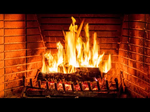 4K Relaxing Fireplace 🔥 with Burning Logs and Crackling Fire Sounds for Stress Relief #22