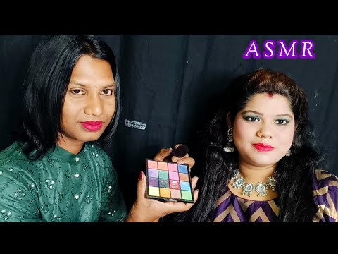 ASMR~ Does My Sweet Bro Bridal Makeup for Reception Party Makeup 💄(Tingle's) @asmrsangi7044