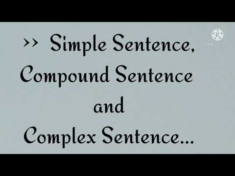 Simple Sentence ll Compound Sentence ll Complex Sentence ll in Assamese ll Types of Sentences ll