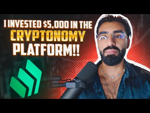 I INVESTED $5,000 IN THE CRYPTONOMY PLATFORM!! INTEREST ACCOUNT BREAK DOWN, DEPOSIT & WITHDRAW!