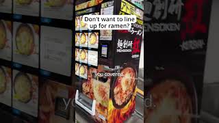 Have you tried these ramen vending machines?? #tokyo #japanculture #japan #vendingmachine #ramen