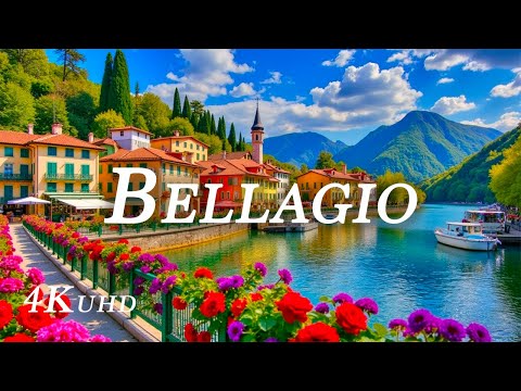 BELLAGIO, LAKE COMO : THE MOST BEAUTIFUL VILLAGE ON LAKE COMO - WALKING TOUR OF BELLAGIO, ITALY 4K