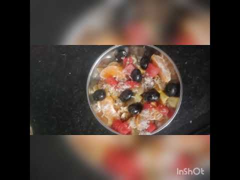 Healthy fruit chaat