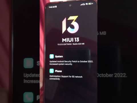 5g software update for Mi 11i #shorts