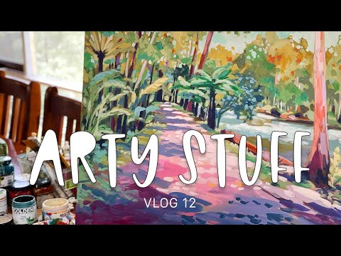 Arty Stuff - vlog 12: Painting, Packaging and Patreon