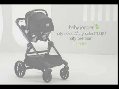 Attaching a Car Seat Adapter to the City Select, City Select LUX and City Premier