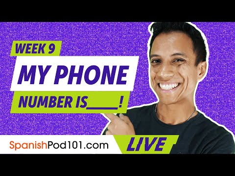 Numbers in Spanish | Learn Spanish Vocabulary (Week 9)