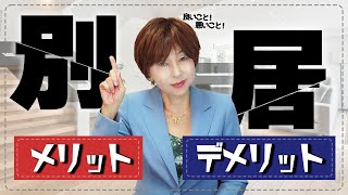 別居 の メリット ・ デメリット ！とりあえずの別居が大惨事になることも？！【 夫婦問題 カウンセラー 岡野あつこ 】