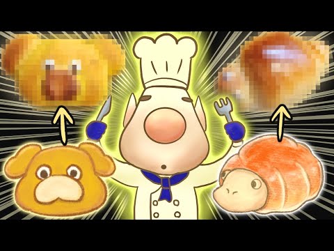 【手作りパン】パンでオッチンとパンモドキを作ってみたら、、、 【ピクミン4】