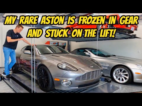 My Aston Martin Vanquish has BRICKED itself and is stuck on my fancy car lift!