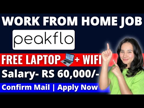 Peakflo Hiring | Work From Home Jobs 2024 | Online jobs at home | Remote Job @Jobwithmayra