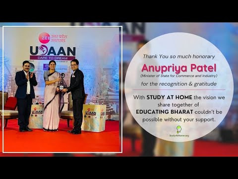 Our vision of Educating Bharat is recognised & honoured by the Lok Sabha Member Anupriya Patel Ji