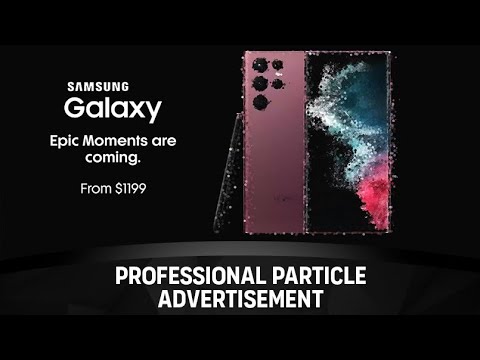 AFTER EFFECTS - Professional Particle Advertisement | After effects commercial ads | Motion Graphic