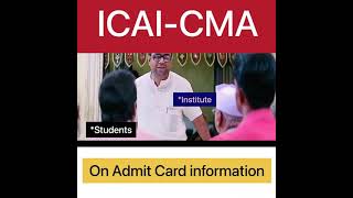 When CMA students visit Institute website For Admit Card #cma #cmaexams #shots