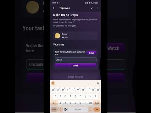tapswap make 10x on crypto code #tapswap #taptap #tapswapcode #nft
