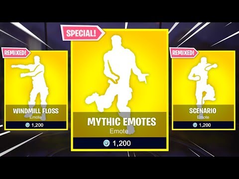 Fortnite Mythic Emotes...