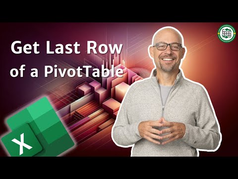 Get the Last Row of a PivotTable with INDEX/MATCH