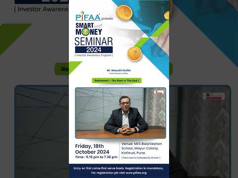 Pifaa Smart Money Seminar 2024 #shortsvideo #hdfcmutualfund #sbimutualfund #axismutualfund