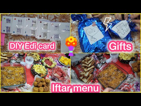 Ramadan series 2024/Diy Edi cards/Iftar menu/ramadan vlog/#ramadan #hyderabadi