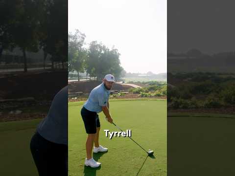 Four holes in 40 seconds with Tyrrell Hatton 😄