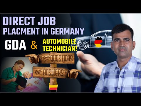 Questions Answers | DIRECT JOB PLACEMENT in 🇩🇪GERMANY🇩🇪!! | GDA and Automobile technician!