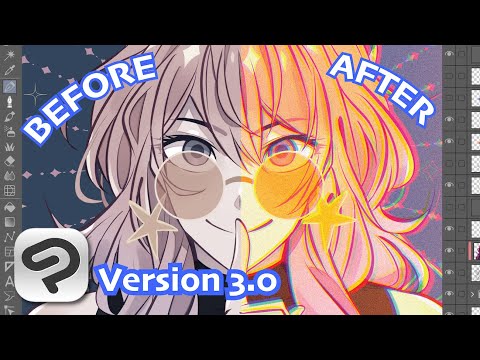 Clip Studio Paint Ver. 3.0 !! 🔥 What’s New? Let’s Look! ✨