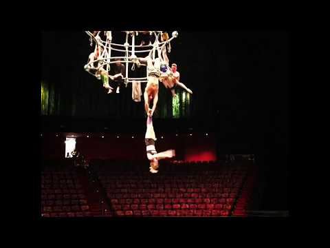 Circus Performers on Chandelier