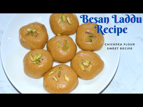 Besan Laddu Recipe - Chickpea Flour Sweet Recipe- Easy Laddu Recipe -Gram Flour Laddu - Besan Recipe