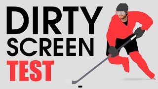 (DSE) Dirty Screen Effect Test --- 60 fps Hockey Screen Uniformity