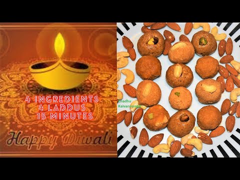 4 Instant Laddu for Diwali |4 quick ladoo recipes| Quick diwali sweet| Diwali special sweet| #Diwali