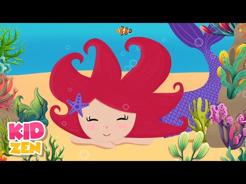 Relaxing Music for Kids: Mermaid's Garden 🧜‍♀️ 12 Hours of Cute Sleeping Video for Babies