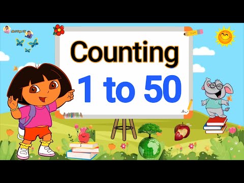 Counting 1 to 50 Made Fun and Easy! for Kids