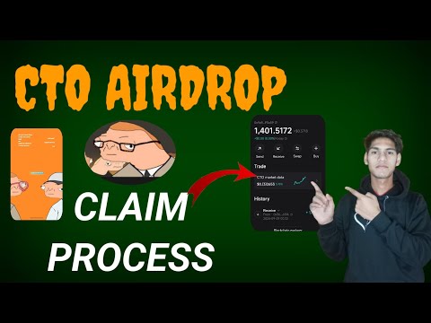 CTO Airdrop Claiming Process 14605 CTO Coins Withdraw In Metamask Wallet 💸