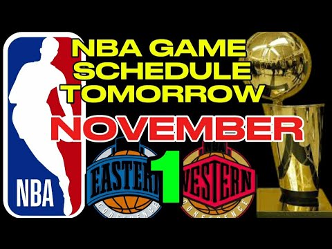 NBA Team Schedules Tomorrow November 1,2024 | NBA SEASON 2024- 2025